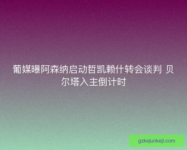 葡媒曝阿森纳启动哲凯赖什转会谈判 贝尔塔入主倒计时